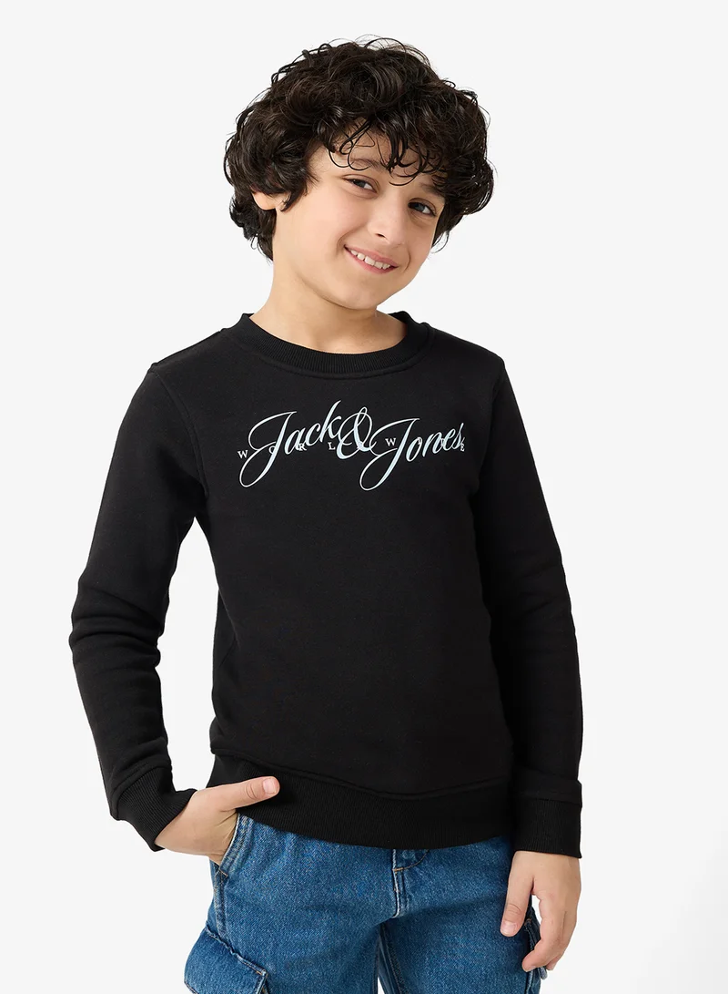 جاك وجونز جونيور كنزات شبابية بشعار